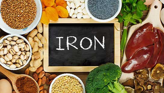 Iron rich foods recommended by Oakland chiropractor