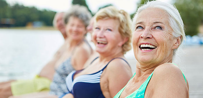 Group of senior woman happy and healthy after following lifestyle tips from Oakland chiropractor