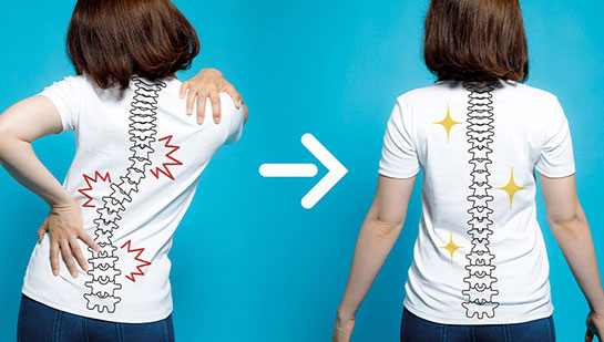 Woman with good posture after chiropractic treatment from Oakland chiropractor
